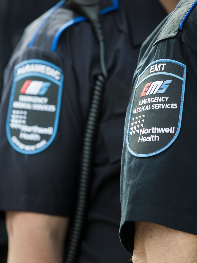 EMS uniform badges